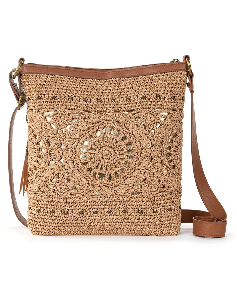 The Sak Women's Lucia Crochet Medium Crossbody Bag