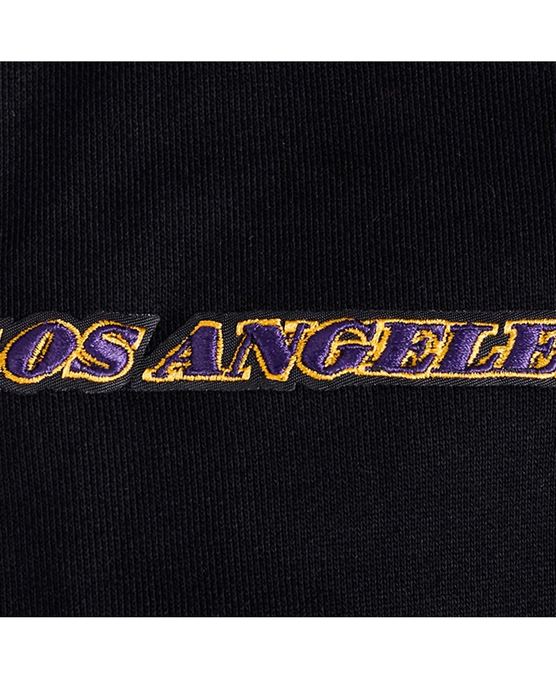 Pro Standard Men's Black Los Angeles Lakers Area Code Pullover Hoodie