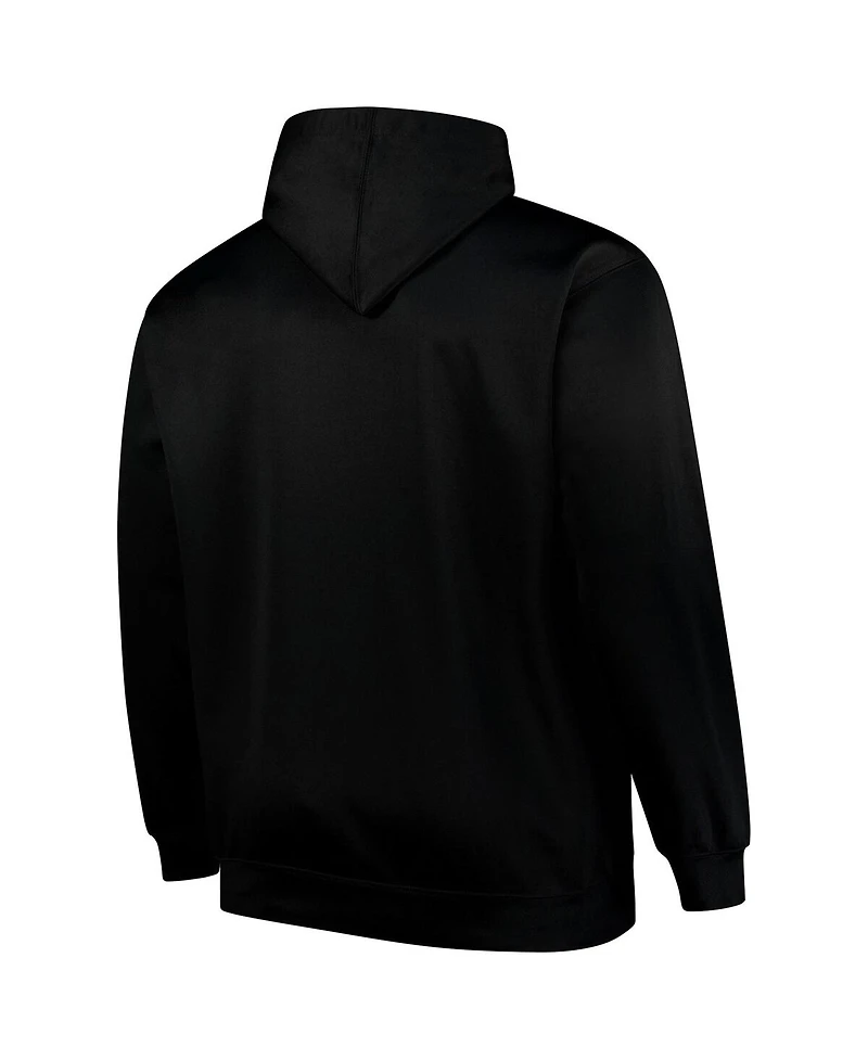 Fanatics Men's Black Philadelphia Eagles Big Tall Fleece Pullover Hoodie