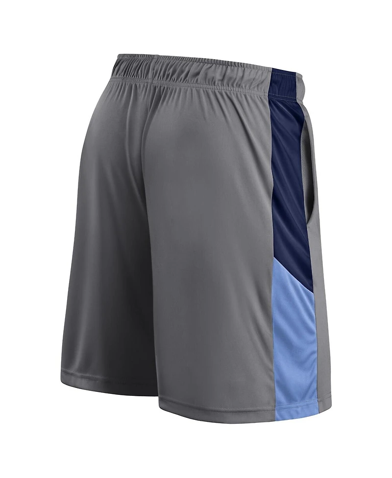 Fanatics Men's Gray Memphis Grizzlies Practice Performance Shorts
