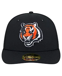 New Era Men's Black Cincinnati Bengals Omaha Low Profile 59FIFTY Fitted Hat