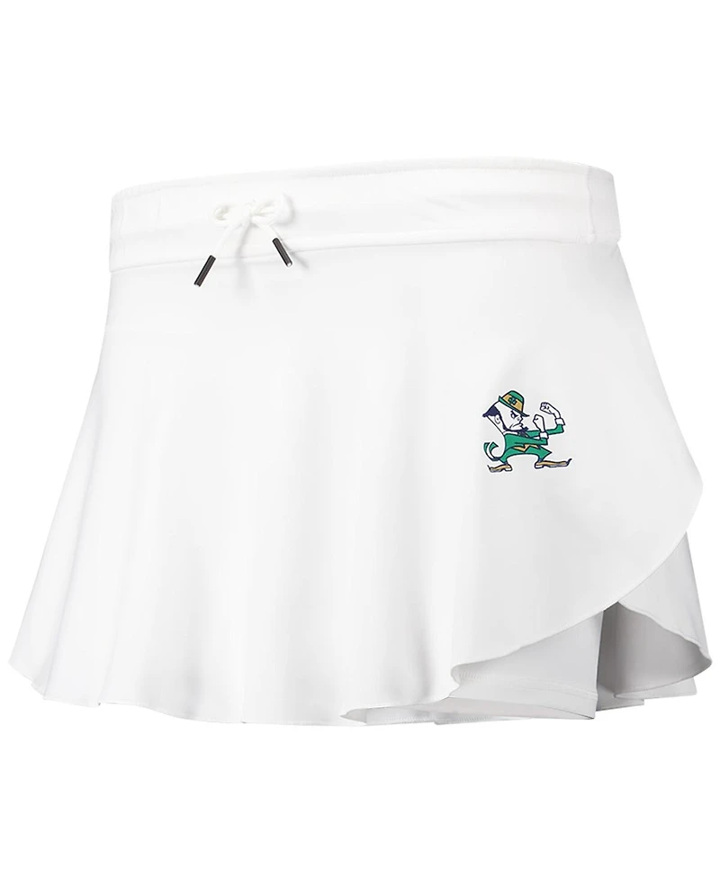 Under Armour Women's White Notre Dame Fighting Irish Gameday Split Soft Skirt