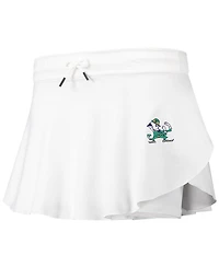 Under Armour Women's White Notre Dame Fighting Irish Gameday Split Soft Skirt