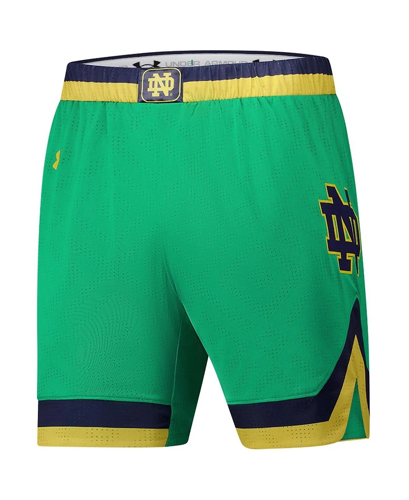 Under Armour Men's Green Notre Dame Fighting Irish Replica Basketball Shorts