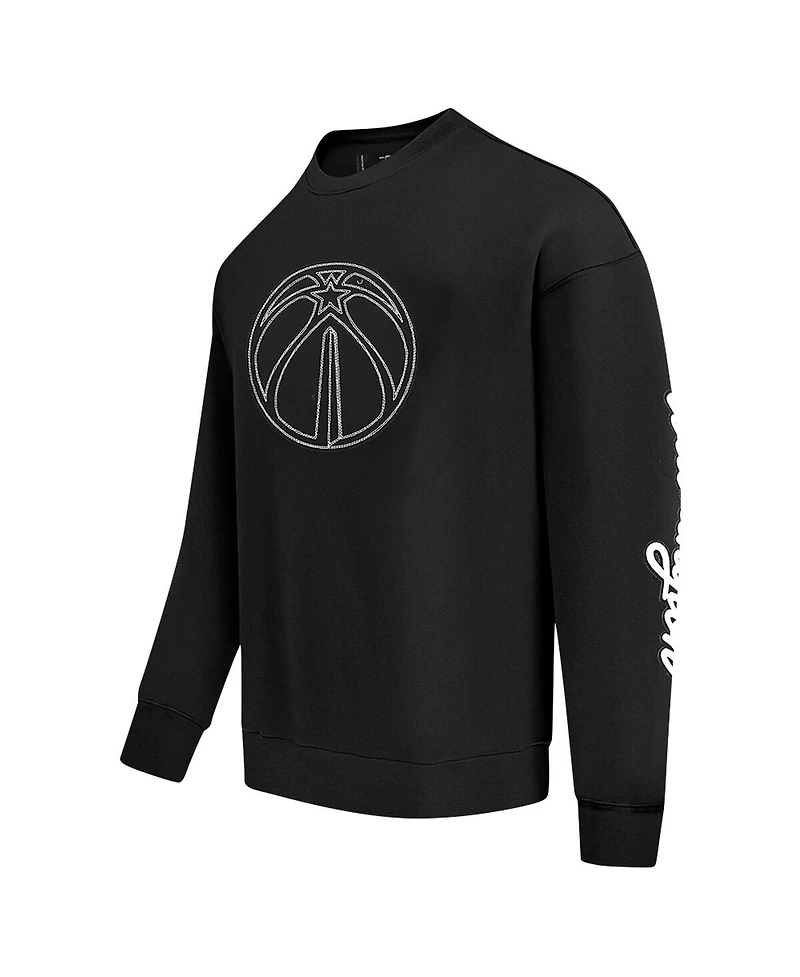 Pro Standard Men's Black Washington Wizards Paint the City Pullover Sweatshirt