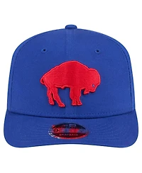 New Era Men's Royal Buffalo Bills Main Low Profile 9FIFTY Snapback Hat