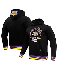 Pro Standard Men's Black Los Angeles Lakers Area Code Pullover Hoodie