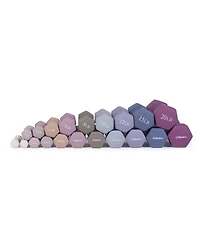 Bintiva Earthtone Dumbbell Kit With Stand