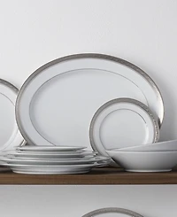 Noritake Crestwood Platinum 50 Pc. Dinnerware Set, Service for 8