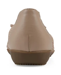 Cliffs by White Mountain Women's Carlicia Round Toe Ballet Flats