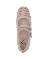 Cliffs by White Mountain Women's Besnik Mary Jane Round Toe Flats