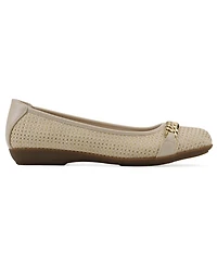 Cliffs by White Mountain Women's Charmed Round Toe Ballet Flats