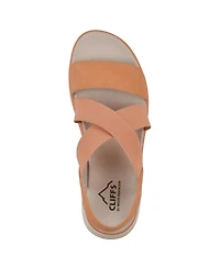 Cliffs by White Mountain Women's Hapley Athleisure Slip-On Sandals