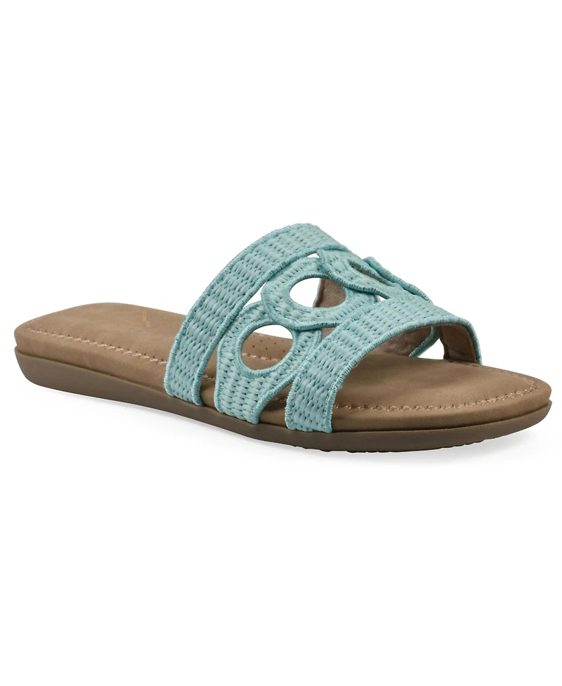 Cliffs by White Mountain Women's Fraly Slide Slip-On Sandals