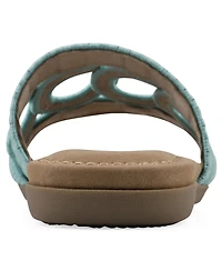 Cliffs by White Mountain Women's Fraly Slide Slip-On Sandals