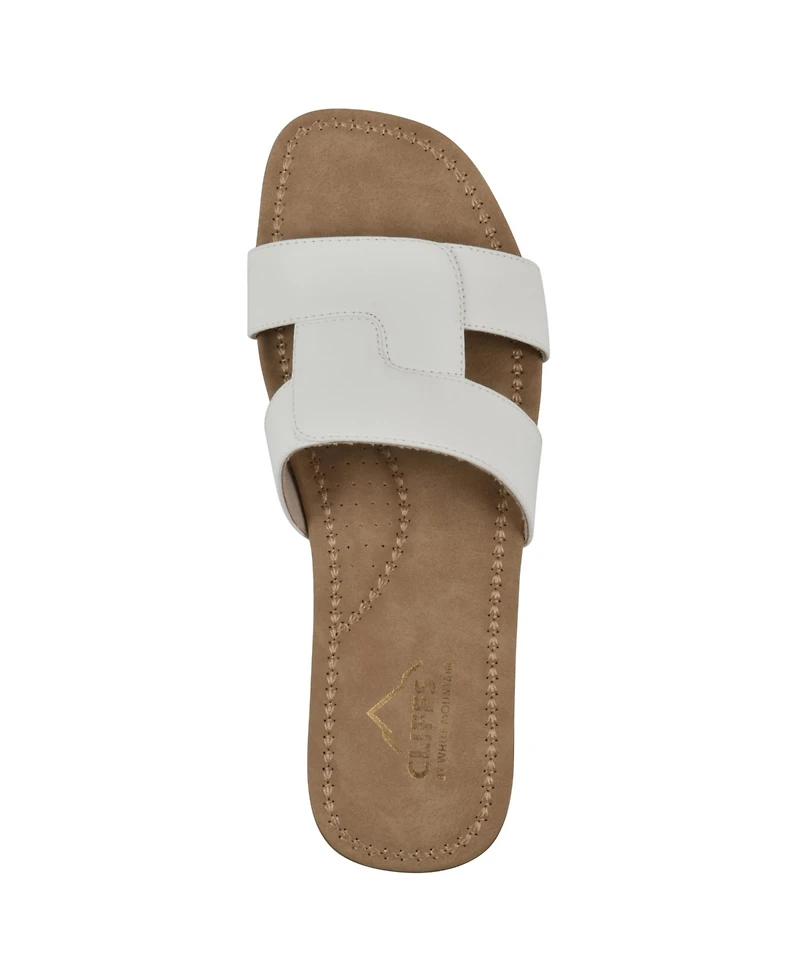 Cliffs by White Mountain Women's Fraida Slide Slip-On Sandals
