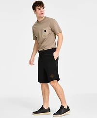 Hugo by Boss Men's Cotton Relaxed 9" Pull-On Shorts