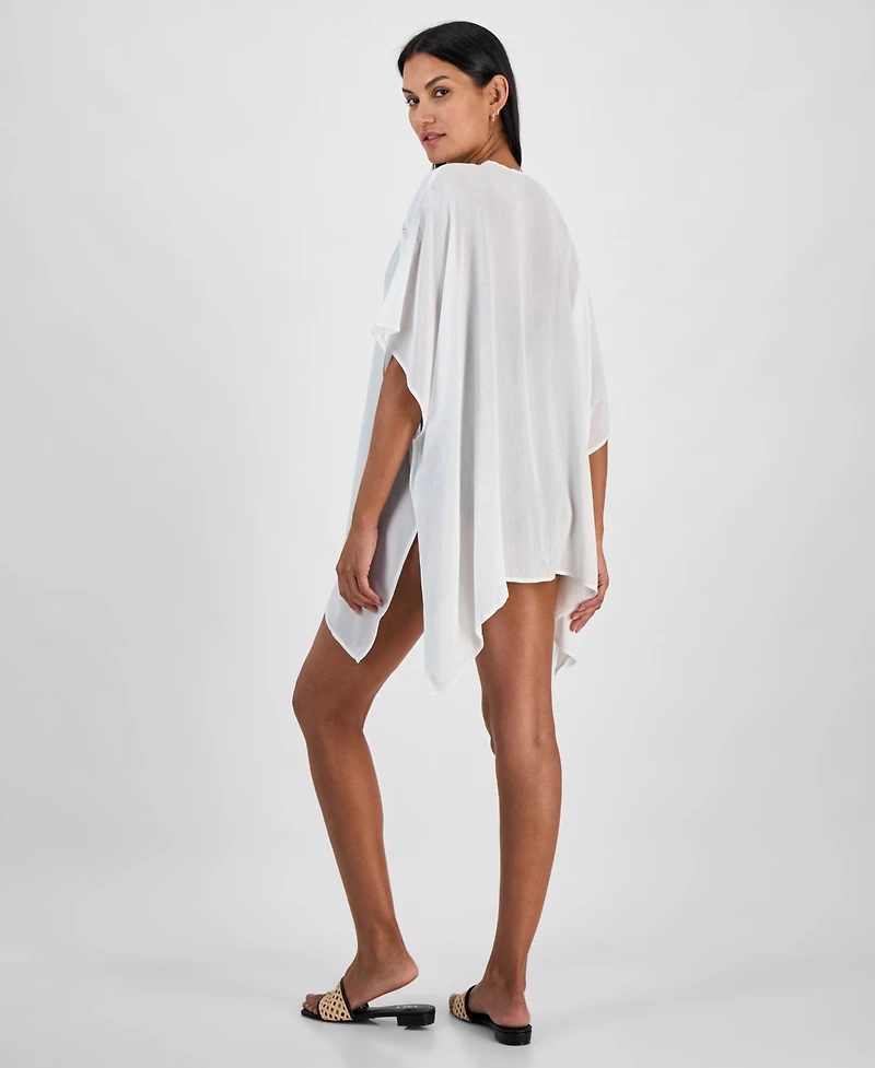 I.n.c. International Concepts Lace-Inset Topper, Exclusively at Macy's