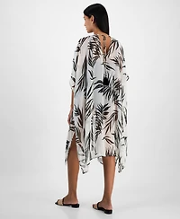 I.n.c. International Concepts Jungle-Print Open Duster Cover-Up With Shine, Exclusively at Macy's
