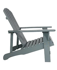 Fir Wood Painted Finish Coastal Bliss Outdoor Adirondack Chair