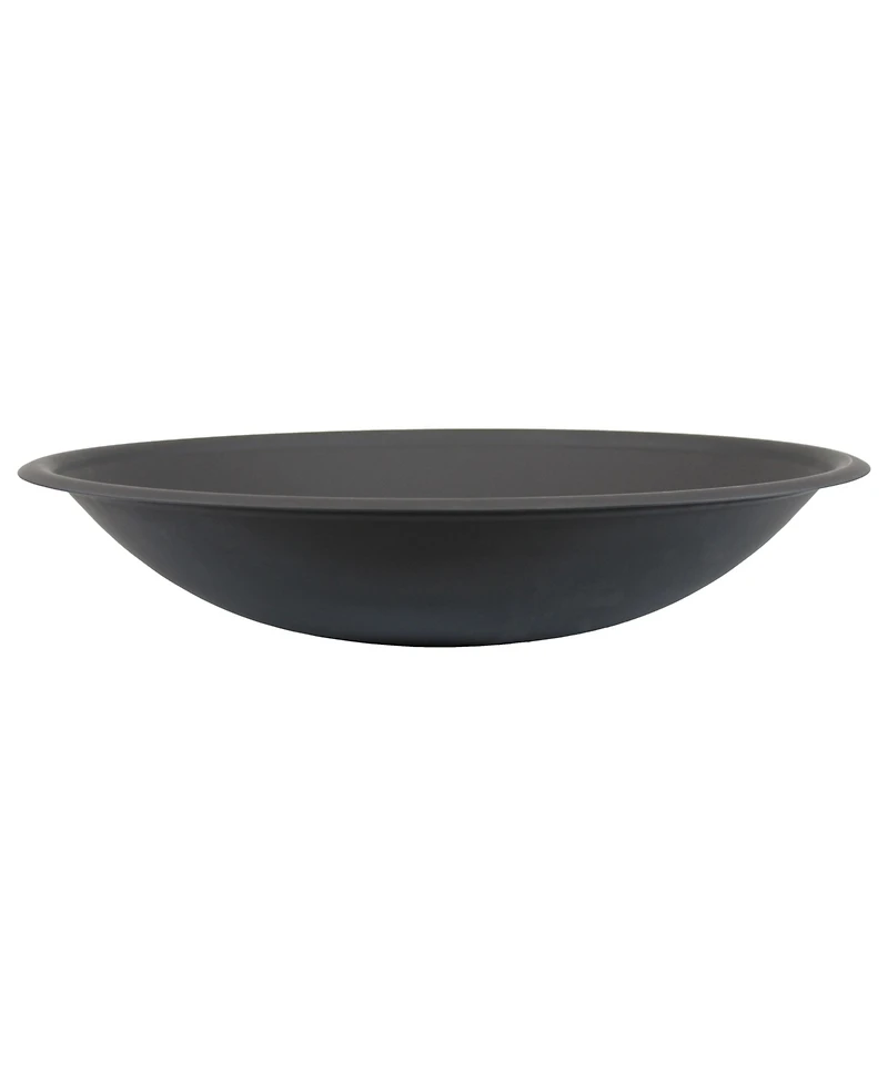 Outdoor Camping or Backyard Replacement Round Steel with Heat-Resistant Paint Finish Fire Pit Bowl - Black