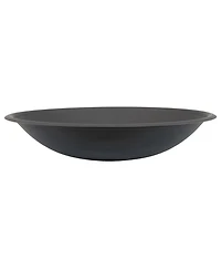 Outdoor Camping or Backyard Replacement Round Steel with Heat-Resistant Paint Finish Fire Pit Bowl - Black