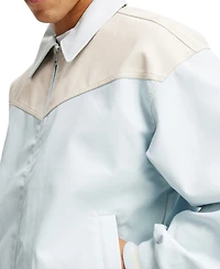 Cotton On Men's Long Sleeve Western Jacket