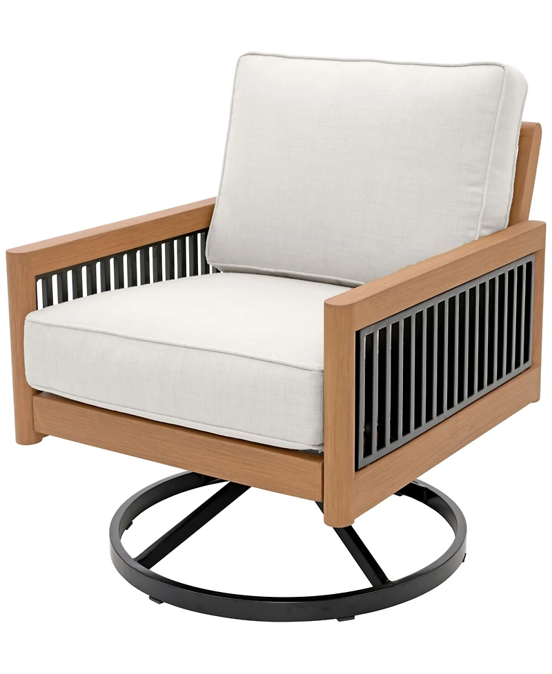 Closeout! Baxley Outdoor Swivel Chair, Created for Macys