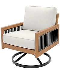 Closeout! Baxley Outdoor Swivel Chair, Created for Macys