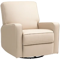 Homcom Manual Recliner Chair, Glider Rocking Chair for Living Room,