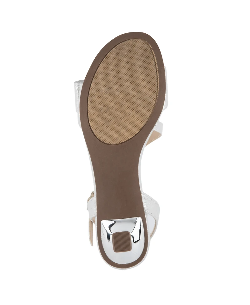 Jones New York Women's Kellery Kitten Heel Dress Sandals