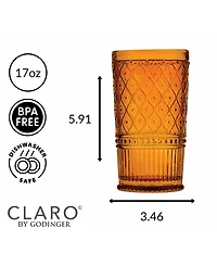 Godinger Claro Highball Glasses