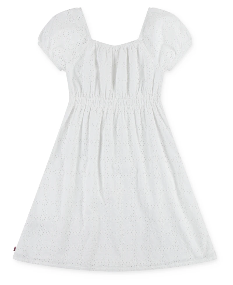 Levi's Big Girls Eyelet Short Sleeve Dress