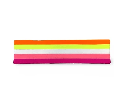 Women's Skinny Training Headbands - Neon Set