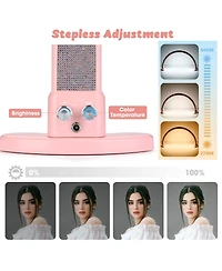 Byootique Nail Desk Lamp Half Moon Light 3360LM 48W Nail Tech Lamp Lash Light Adjustable Manicure Beauty Salon Home Spa