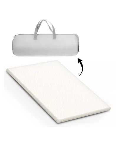 Sperric Pack and Play Mattress w/ Travel Carry Bag, Playard Mattress 38"x26" Pack N Play Mattress Topper Washable Waterproof Cover. Hypoalle