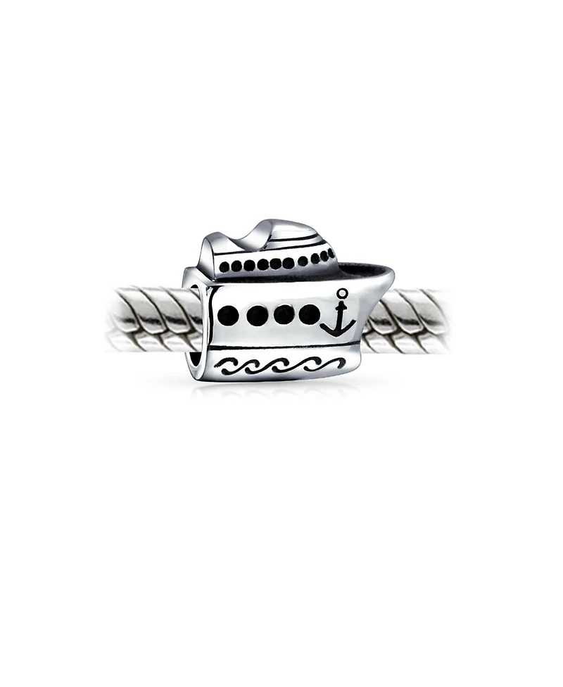 Bling Jewelry Ocean Liner Yacht Charm Bead Sterling Silver European Bracelet