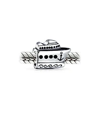 Bling Jewelry Ocean Liner Yacht Charm Bead Sterling Silver European Bracelet