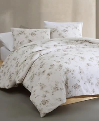 Closeout! Calvin Klein Eternity Floral Cotton Gauze 3-Pc. Comforter Set, Queen