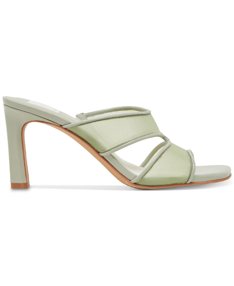 Dolce Vita Women's Gitel Crossband Slide High Heel Dress Sandals