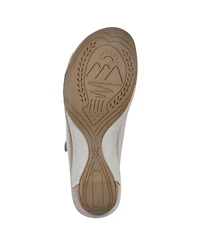 White Mountain Women's Valencia Slip-On Clog Sandals