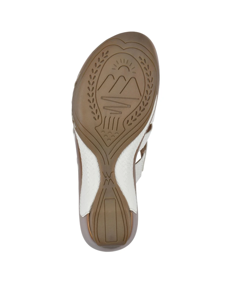 White Mountain Women's Valora Slip-On Clog Sandals