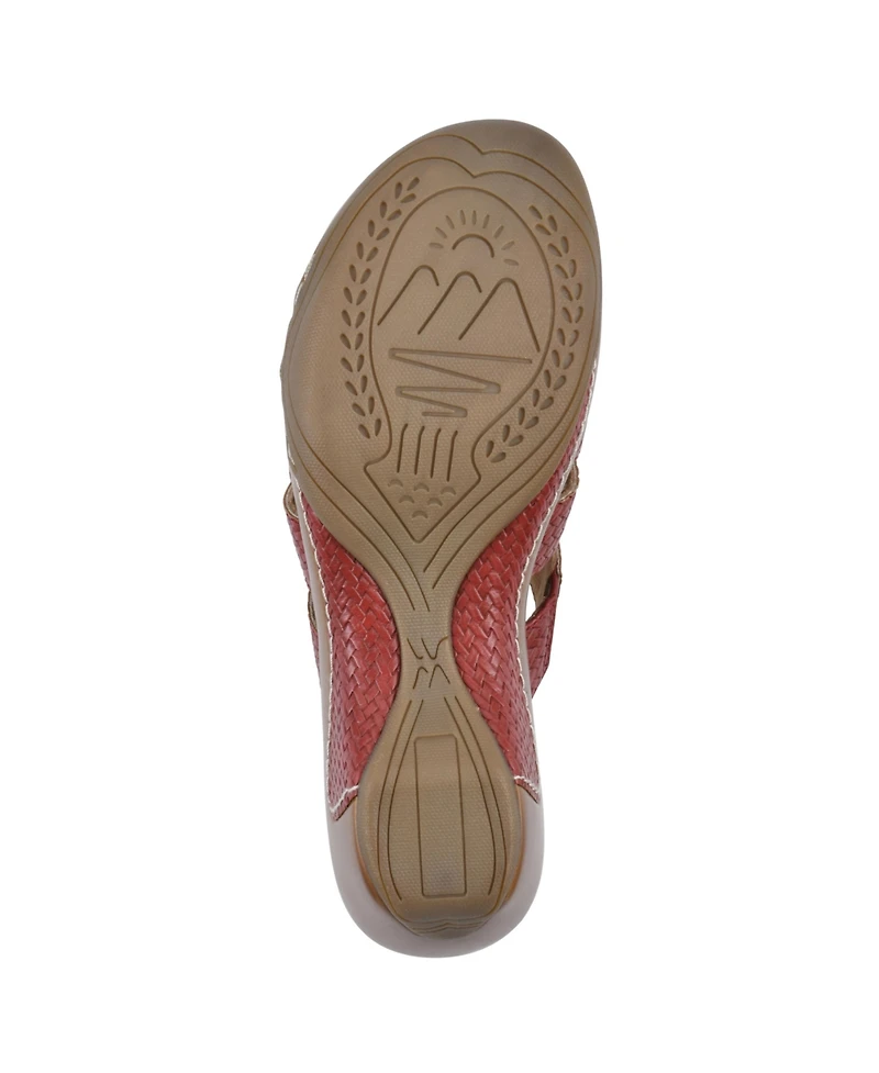 White Mountain Women's Valora Slip-On Clog Sandals