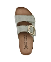 White Mountain Women's Granitas Round Toe Flat Sandals