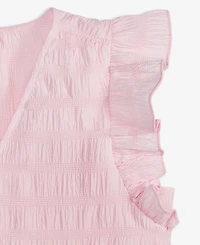 On 34th Women's Textured Sleeveless Ruffle Femme Top, Exclusively at Macy's