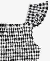 On 34th Toddler Girls Mommy & Me Gingham Smocked Dress, Exclusively at Macy's