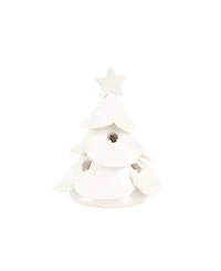 Vietri Foresta Mini Scalloped Tree Candle Holder