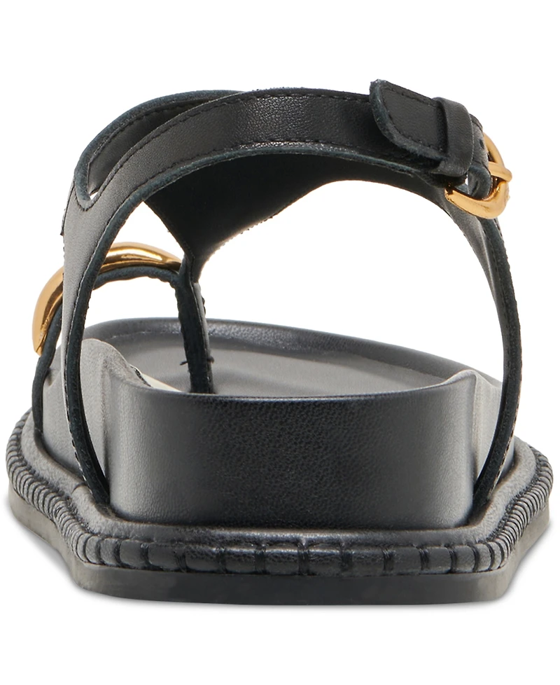 Dolce Vita Women's Stefan Toe Ring Thong Jewelry Footbed Flat Sandals