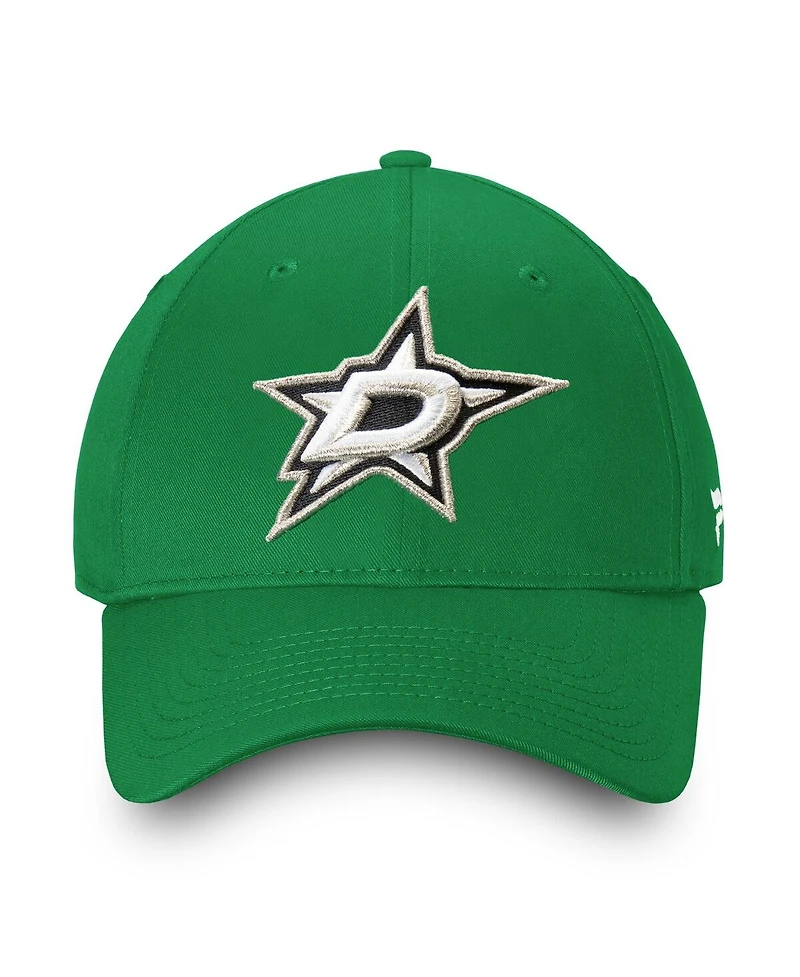 Fanatics Men's Kelly Green Dallas Stars Core Adjustable Hat