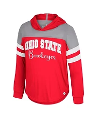 Colosseum Toddler Scarlet Ohio State Buckeyes Reflection Hoodie Long Sleeve T-Shirt